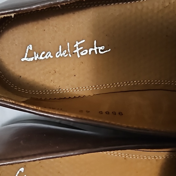 Luca del Forte brown horsebit loafers with patina. - Picture 4 of 7